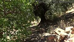 wild hairy milf pisses fucks stranger outdoors creampie explosion