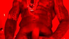 hallelujah johnson worships big black hairy monster cock solo