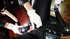 Feel Dominafire's Strapon Make Salome Salvi Squirt Hard?