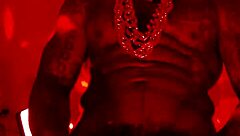 hallelujah johnson worships big black hairy monster cock solo