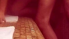 hot latina wife gets hardcore sauna trailer fuck right now