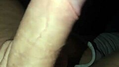 Big dick guy jerks off watching homemade porn