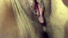 juicy tight pussy and ass gape with toys dripping wet