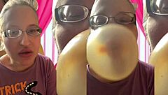 asmr bubble gum pops drive kinky headphone ecstasy wild!