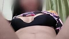 sensual wife video calls friend for steamy pussy play