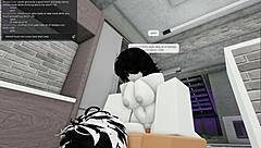 virgin slut creampied doggystyle while groping big tits and ass