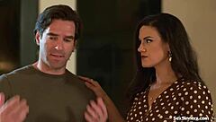 Petite Teen Sucks While Milf Wife Spanks in Hardcore Threesome