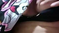 sensual wife video calls friend for steamy pussy play