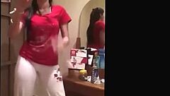 hot indian girl dances privately with friends