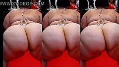 big mature ssbbw granny shows off huge ass belly and tits in hot compilation