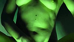 she hulk cosplay homemade halloween with huge green ass and feet