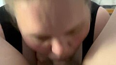 suck this sissy bitch's small hairy dick till she cums in my mouth?