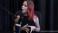 Bruna Ferrari's Best Teasing Moments Sheer Red Lingerie