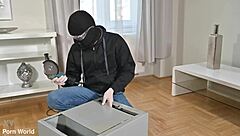 Tattooed Athena Rose Starts DP Threesome After Robbery Tease Fail!