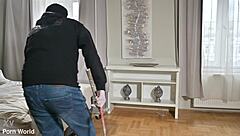 Tattooed Athena Rose Starts DP Threesome After Robbery Tease Fail!