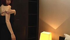 glamorous redhead date sends hot adorable video