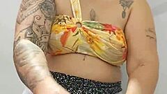 I stuff shorts deep into my pussy for that split look