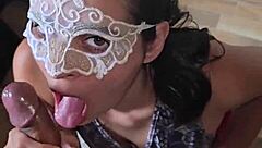 sailor hotwife sucks cock swallows facial cumshot load