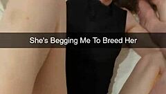 ovulating milf begs daddy breed her cheating snapchat fuck