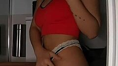 Claudia Bavel strips teases outdoors masturbates wildly