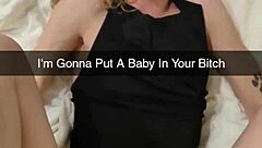 ovulating milf begs daddy breed her cheating snapchat fuck