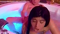 i suck his dick hard then he wrecks my latina ass till orgasm