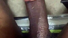 fleshlight head milks massive cock in solo homemade masturbation frenzy