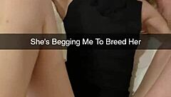 ovulating milf begs daddy breed her cheating snapchat fuck