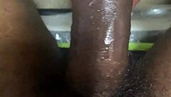 fleshlight head milks massive cock in solo homemade masturbation frenzy