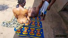 Village Amateur Kitchen Cowgirl Ride On Two Long Cocks Bent Over Doggystyle