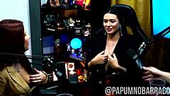 brazilian ebony latinas ignite podcast with hot pussy licking orgy