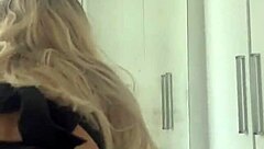 blonde wakes for raw morning fuck creampie dripping from her ass