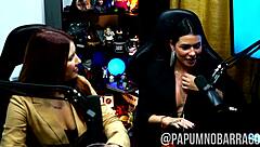 brazilian ebony latinas ignite podcast with hot pussy licking orgy