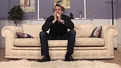 Brunette milf Kerry Louise pounded by monster cock!