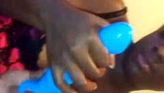 black babe deepthroats juicy cock like a pro