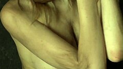 chained up cute cosplay babe masturbates dirty fantasy