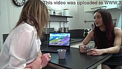 hey, angela and melany share one cock in paris girlfriend duo 😘👭🍆