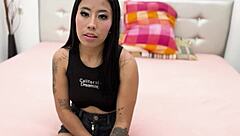 torbe catches petite colombian lore and pounds her tight pussy hard