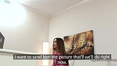 Petite amateur slammed hard by fake agent in office casting interview bang!