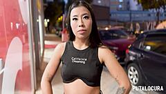 torbe catches petite colombian lore and pounds her tight pussy hard