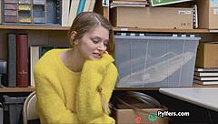 big tit russian shoplifter caught fucked hard on hidden cam