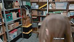 big tit russian shoplifter caught fucked hard on hidden cam