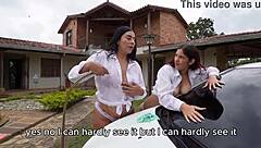 Latinas shake big asses to lure clients for rough gym fucks