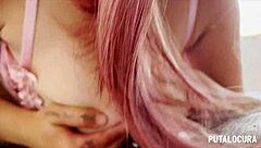 Putalocura busty natural tits bounce titjob sucking compilation