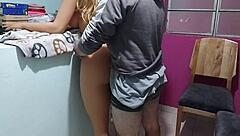 Hot Latina Fuck Doll Bent Over in Christmas Ass Pounding