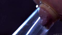 gagged beauty chokes on rough cock joy!