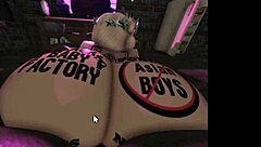 Snow bunny gobbles my dick deep in roblox condo!