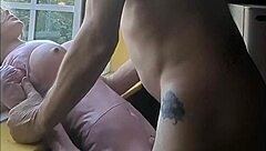 Mature Doll Fucked in Window Stairs and Floor