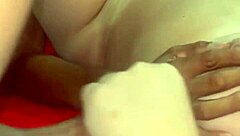 jerking my cuck while his friend preps my ass and pussy