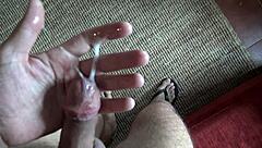 perverted MILF pisses close-up for horny viewer